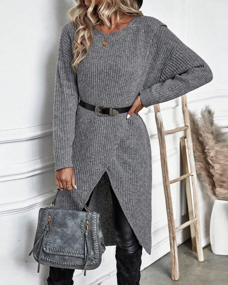 Laluna | Elegant Long Sweater Dress