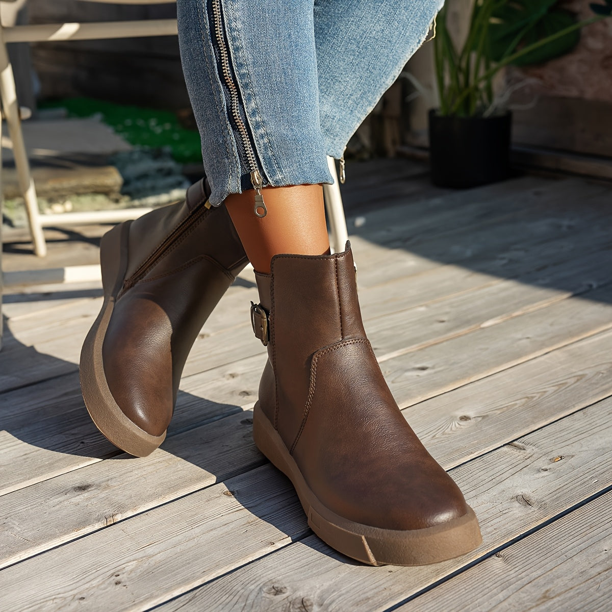 Isolde | Brunswick Leather  Boots