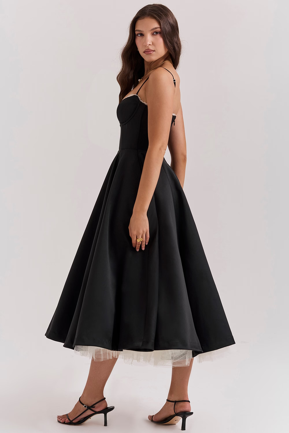 Alina | Corset Midi Dress