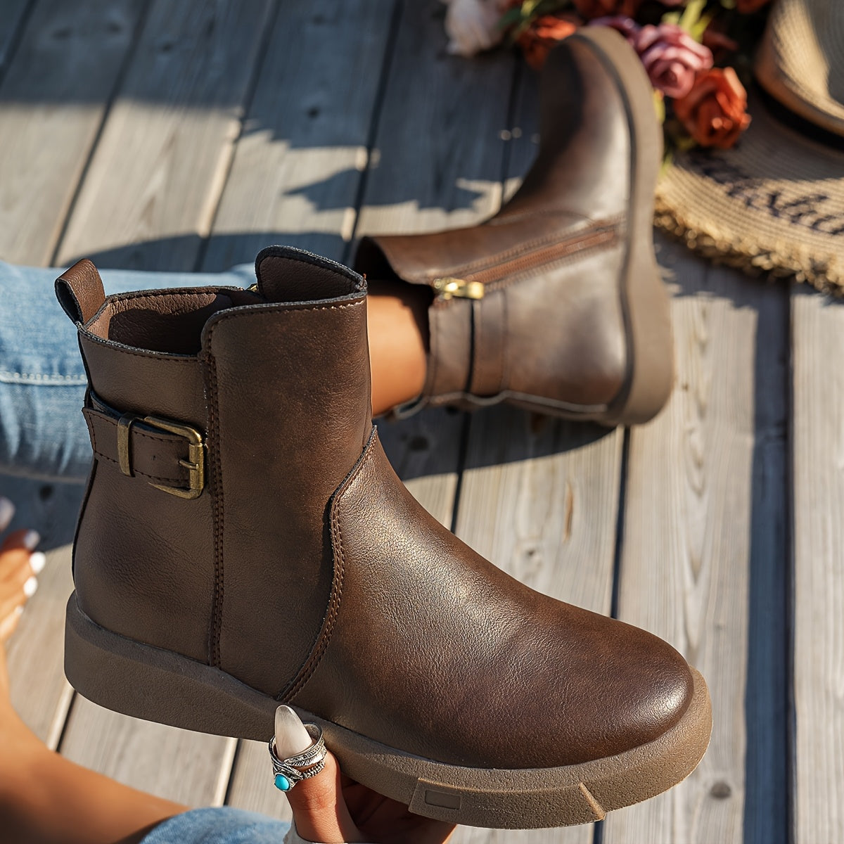 Isolde | Brunswick Leather  Boots