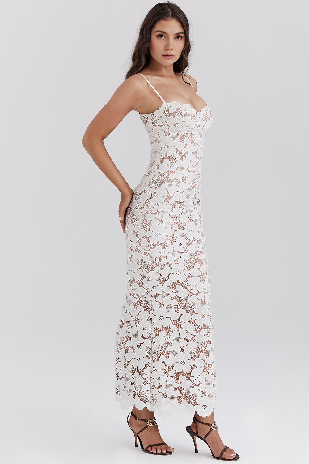 Evangeline | Maxi Embroidered Dress