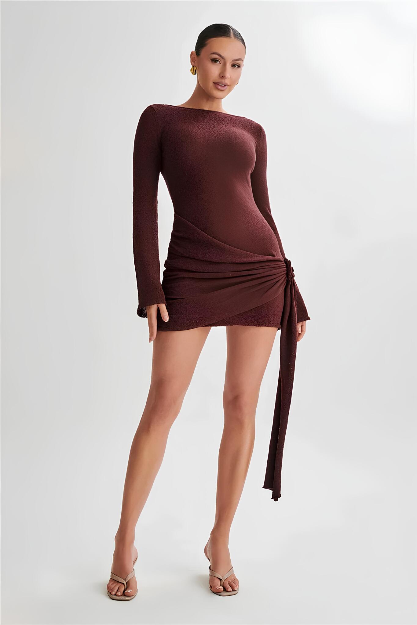 Velquira | Scarf Mini Dress