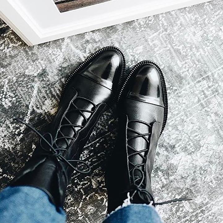 Harper – Premium Leather Comfort Boots