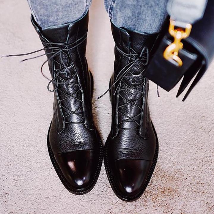 Harper – Premium Leather Comfort Boots