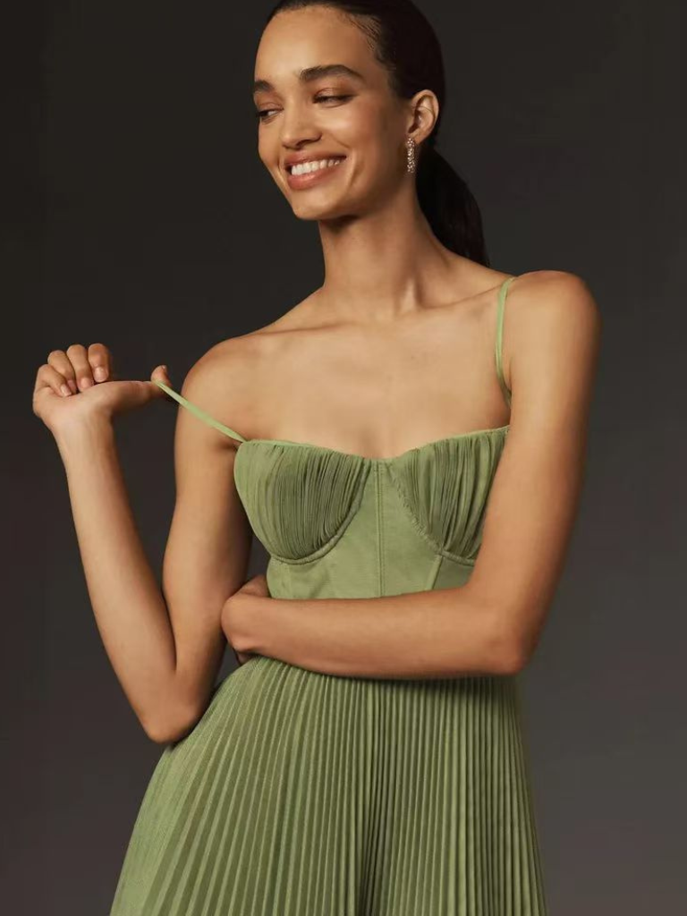 Jasira | Romantic Pleated Dress