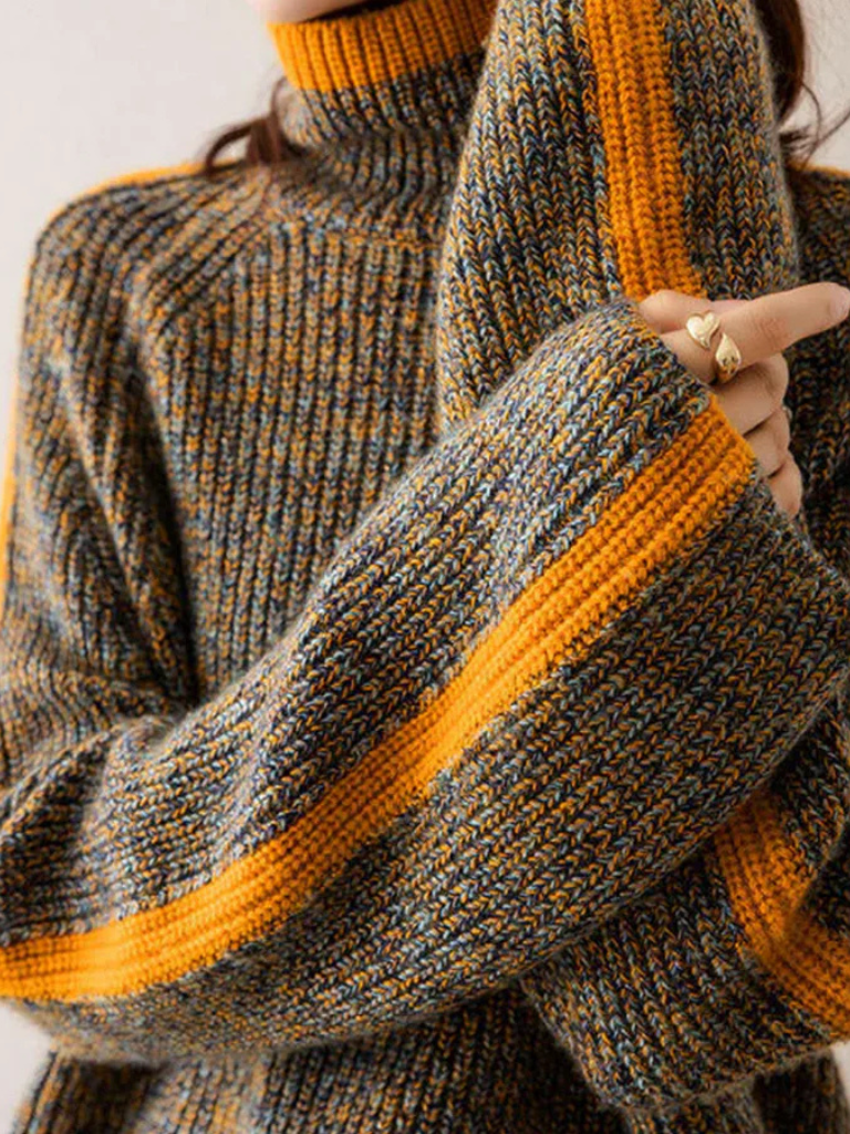 Lena | Wool-Blend Turtleneck Sweater
