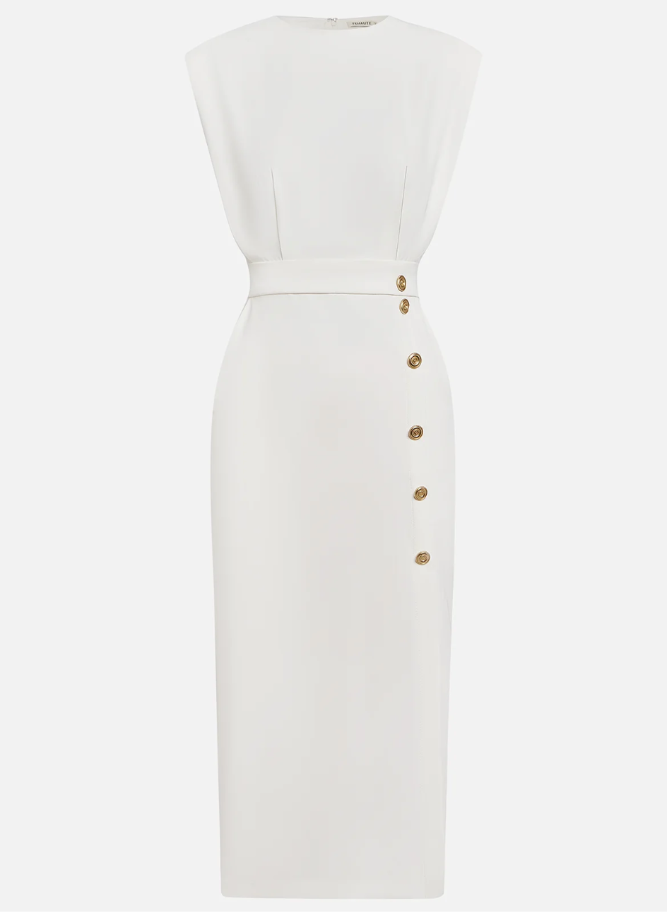 NOMI | Elegant Ivory Dress for Women