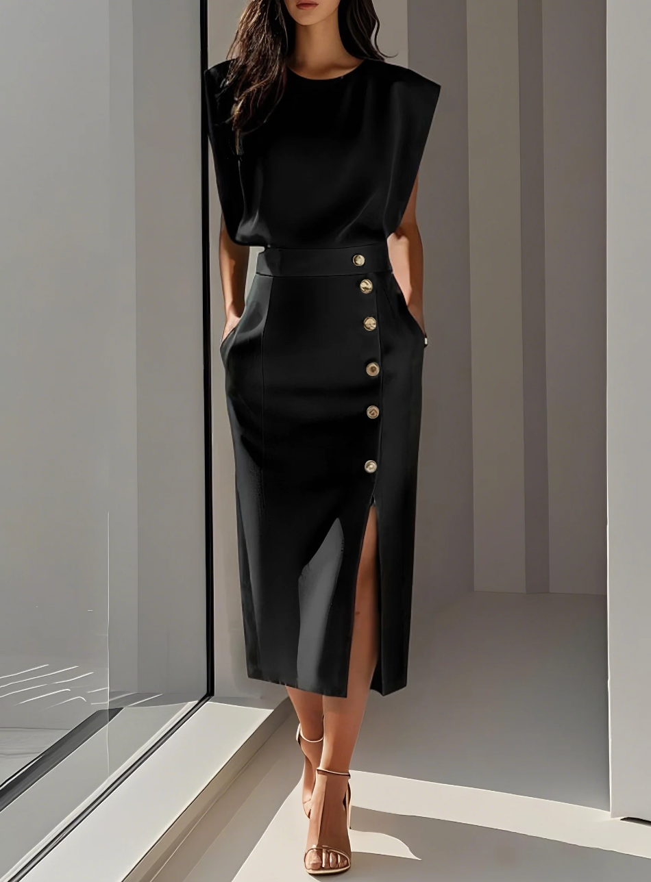 NOMI | Elegant Ivory Dress for Women