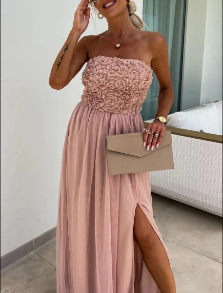 Dorothy - Maxi Flowing Dress with One Shoulder