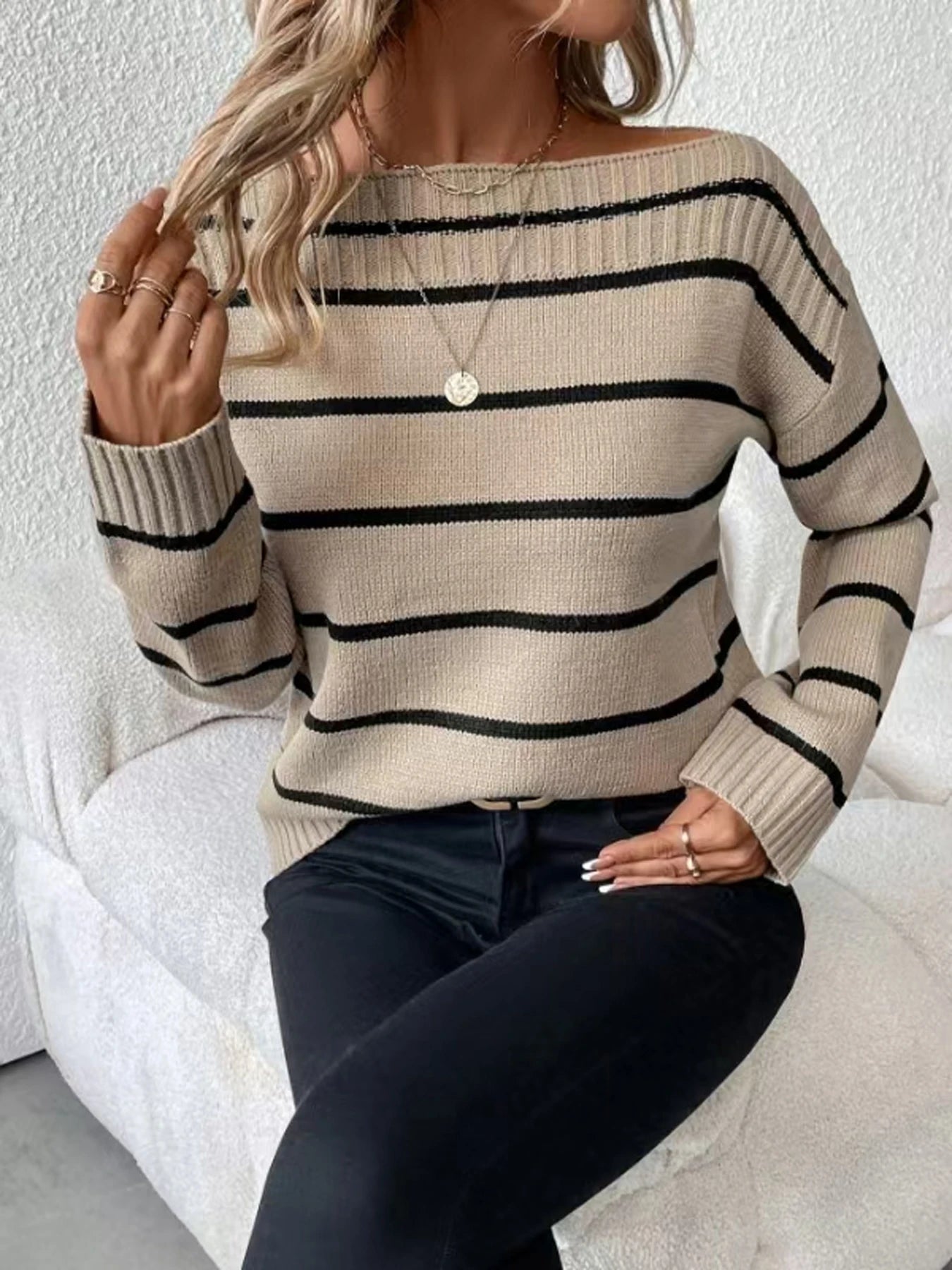 Luna | Elegant Long Sleeve Pullover