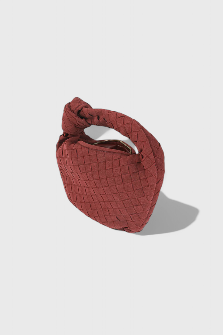 Remi Mini Woven Knot Detail Handbag