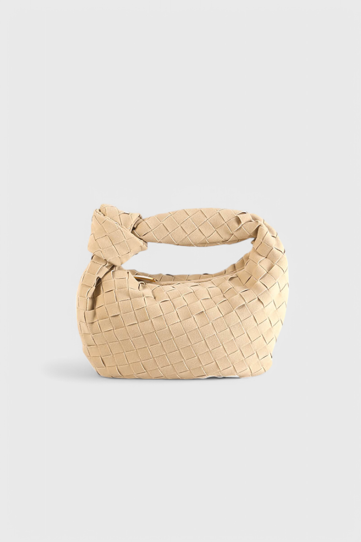 Remi Mini Woven Knot Detail Handbag