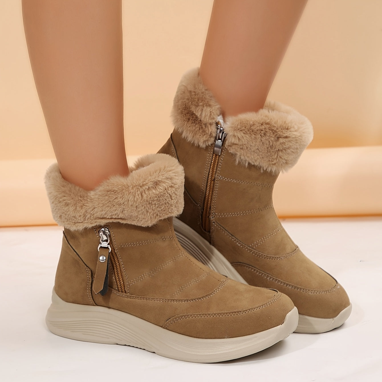 Luma | Ultra Warm Faux Suede Winter Boots
