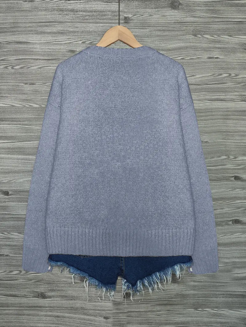 Urvana | Cat Printed Sweater