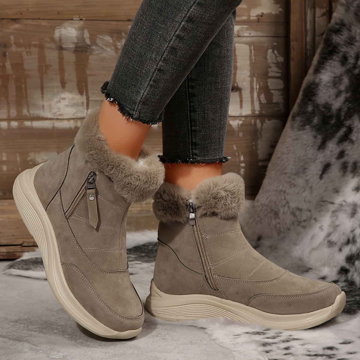 Luma | Ultra Warm Faux Suede Winter Boots