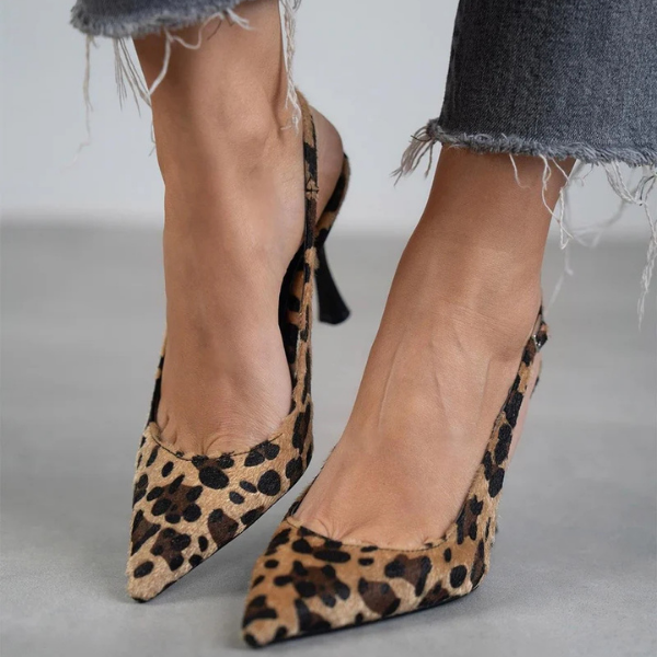Monique – Leopard Pointed Heels