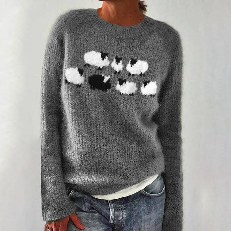 Lina - Comfortable Cute Sheep Sweater