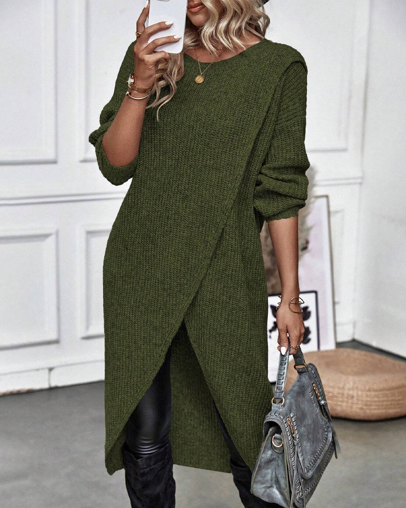 Laluna | Elegant Long Sweater Dress
