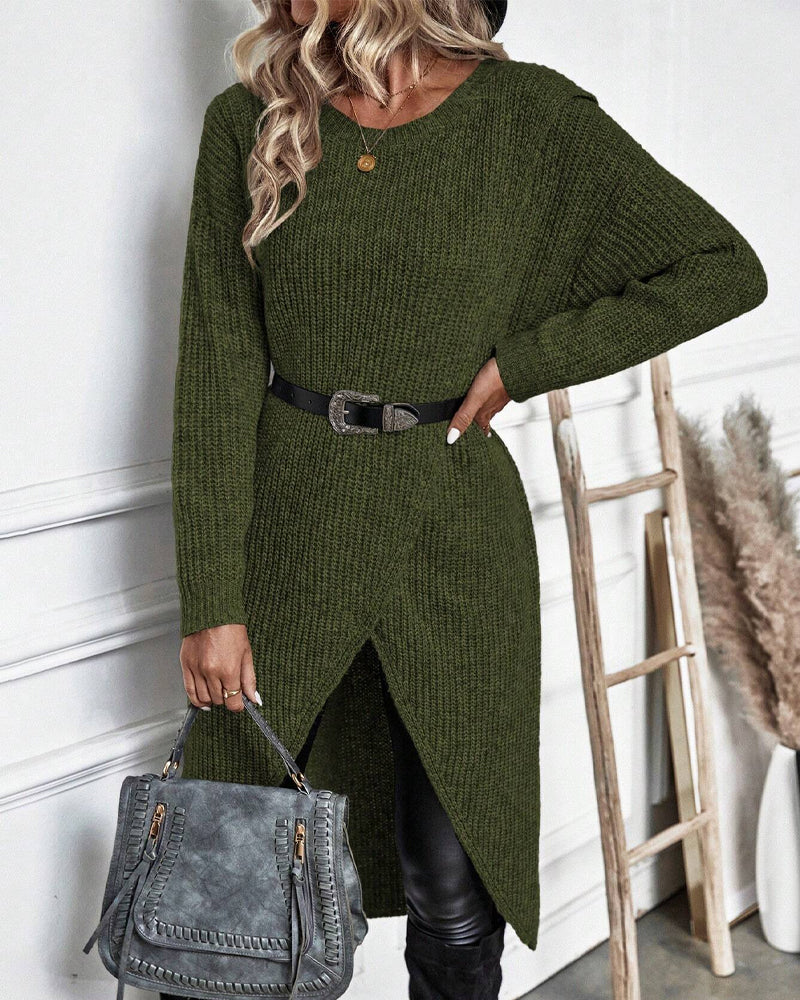 Laluna | Elegant Long Sweater Dress