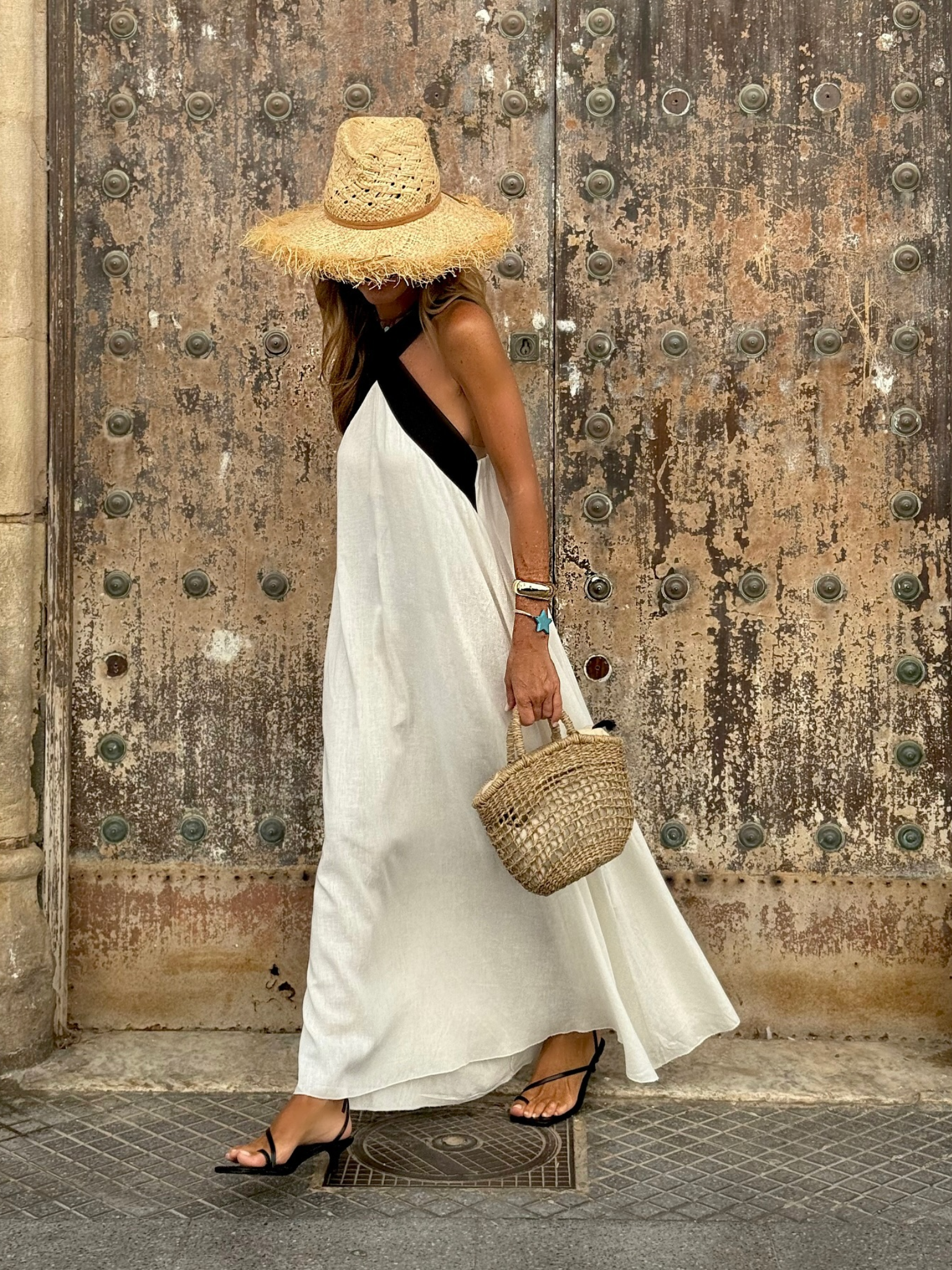 CANELA | Cross-Front Neckline Dress