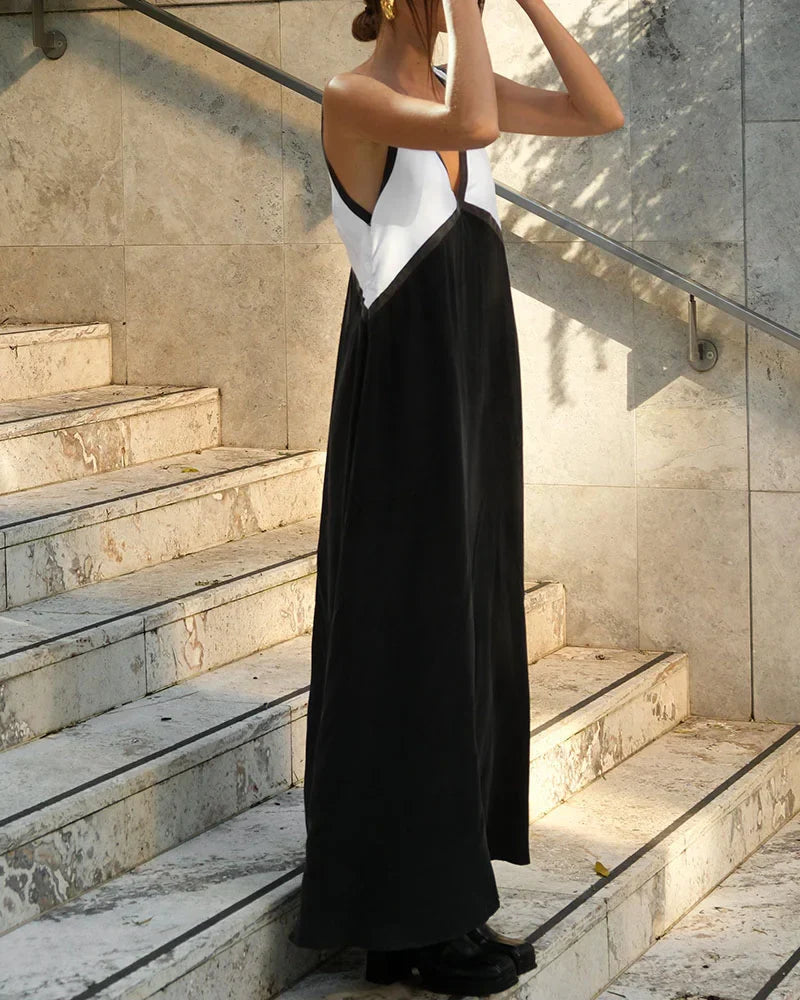 DONNA | Long Dress with V-Neck