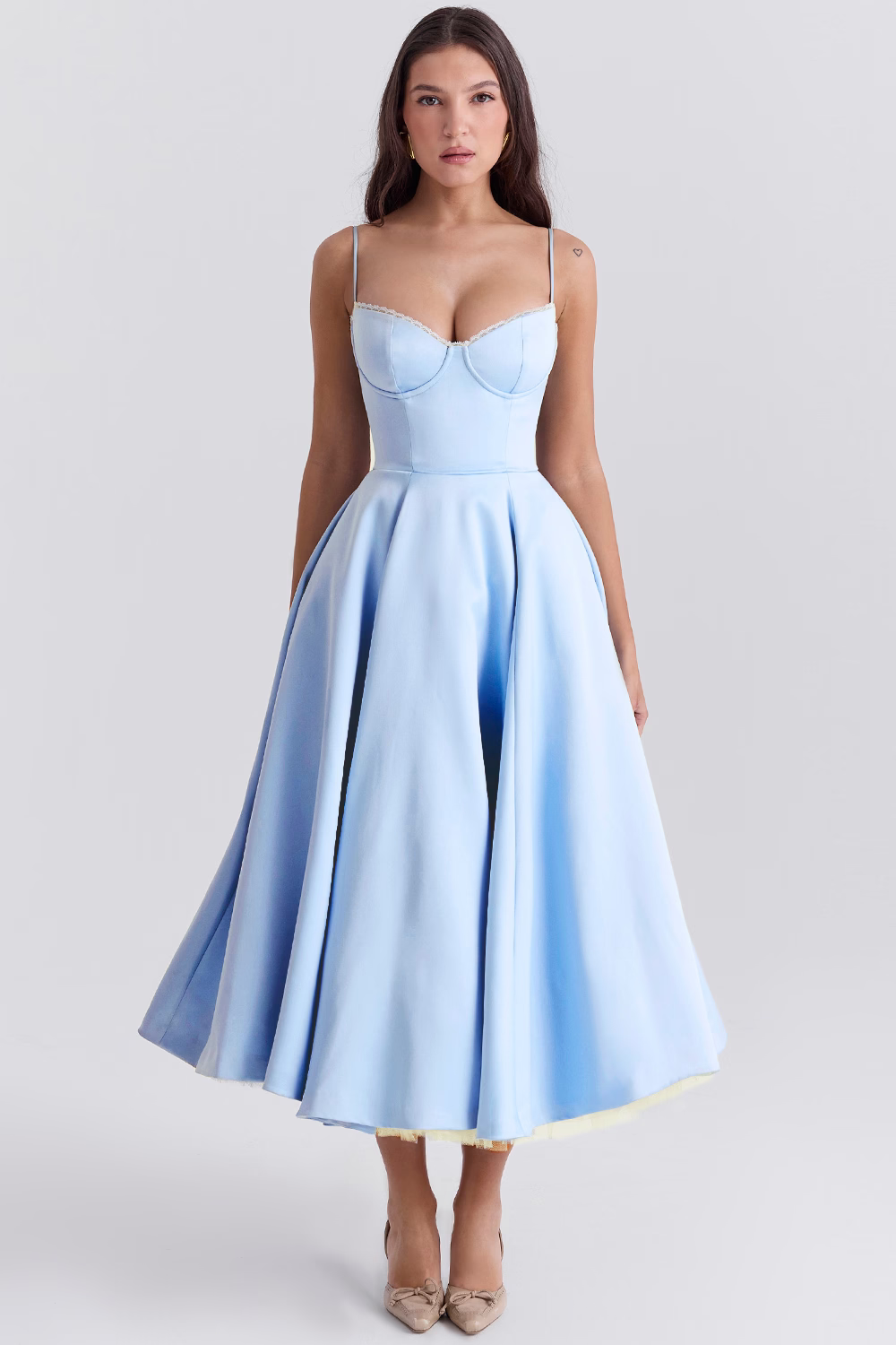 Alina | Corset Midi Dress