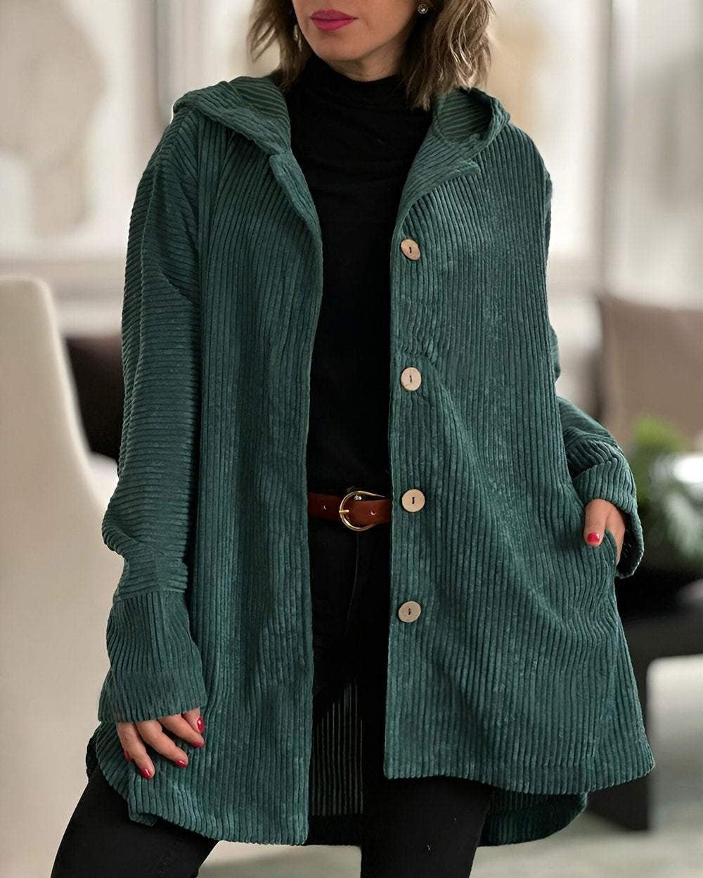 Cordia | Cozy Corduroy Hoodie