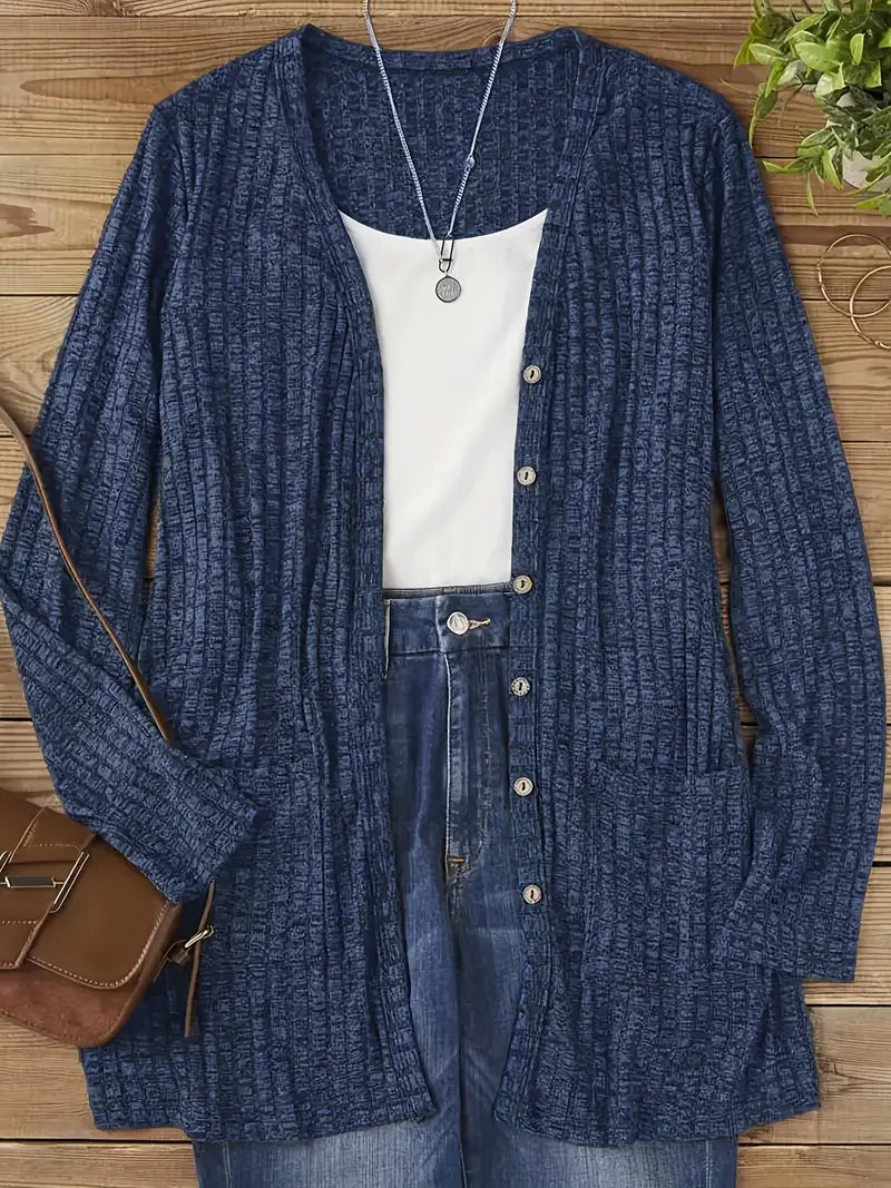 Nahlani | Cozy Long Sleeve Cardigan