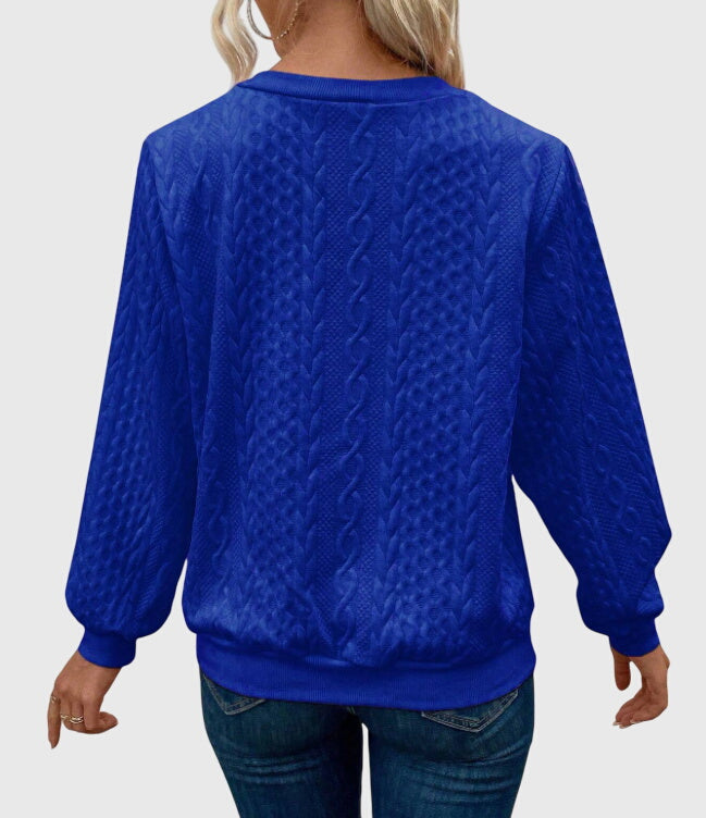 Nora | Elegant Half Zip Sweater