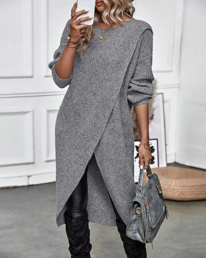 Laluna | Elegant Long Sweater Dress