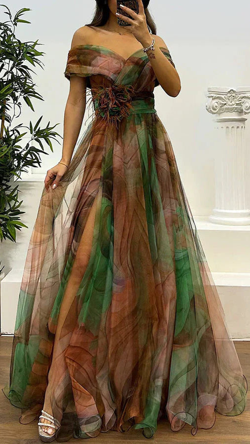 Daniela - Stunning Maxi Off Shoulder Dress