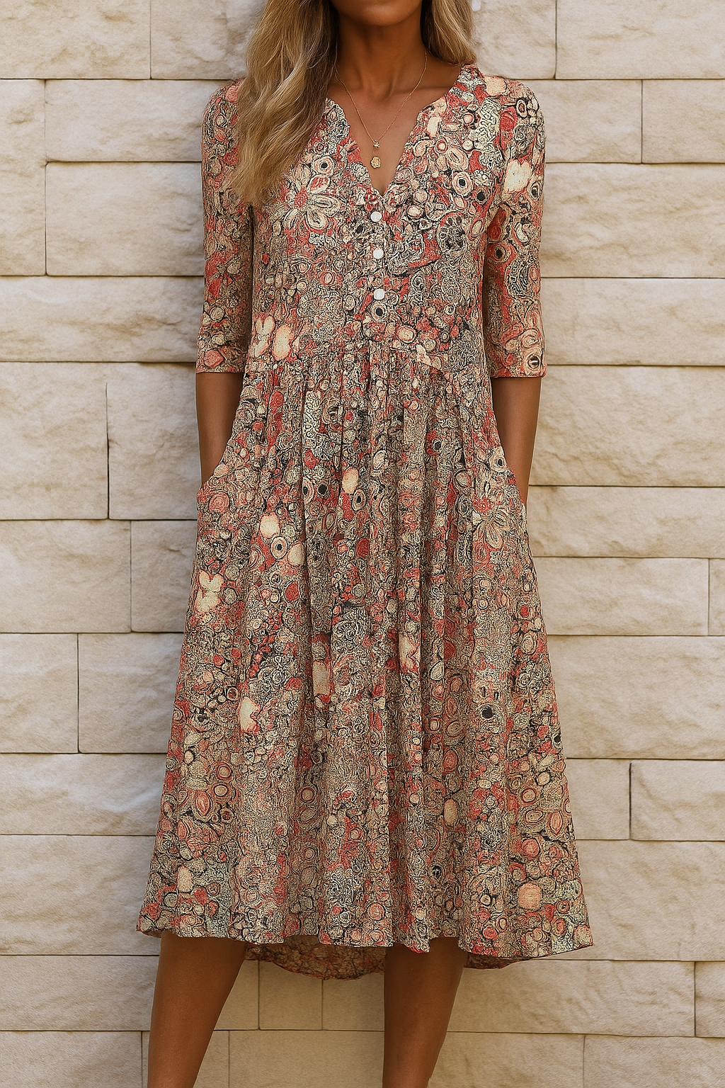 Miranda | Elegant Dress with V-Neck