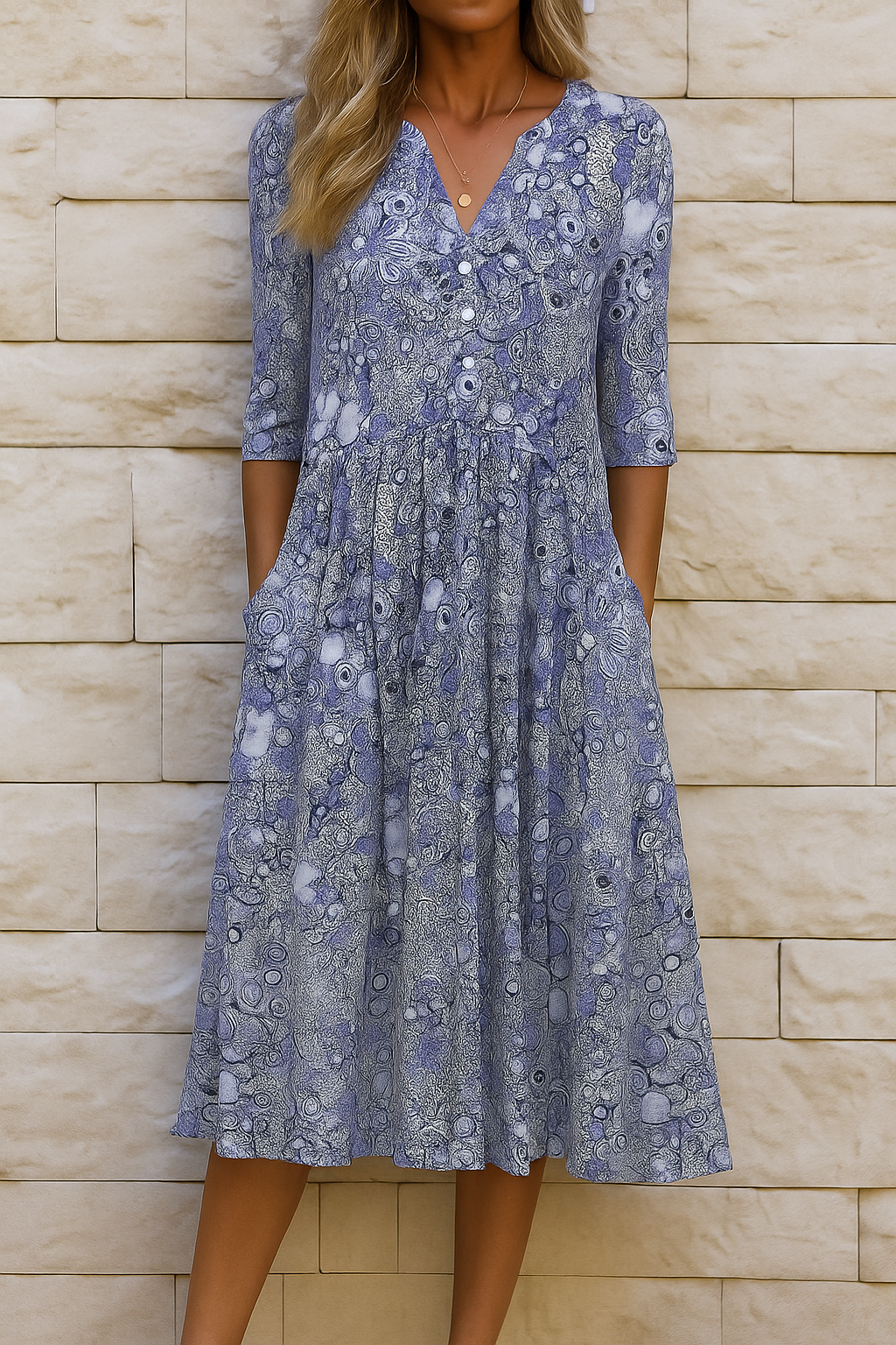 Miranda | Elegant Dress with V-Neck
