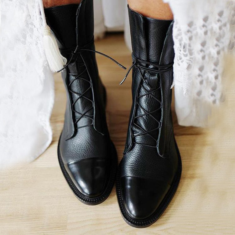 Harper – Premium Leather Comfort Boots