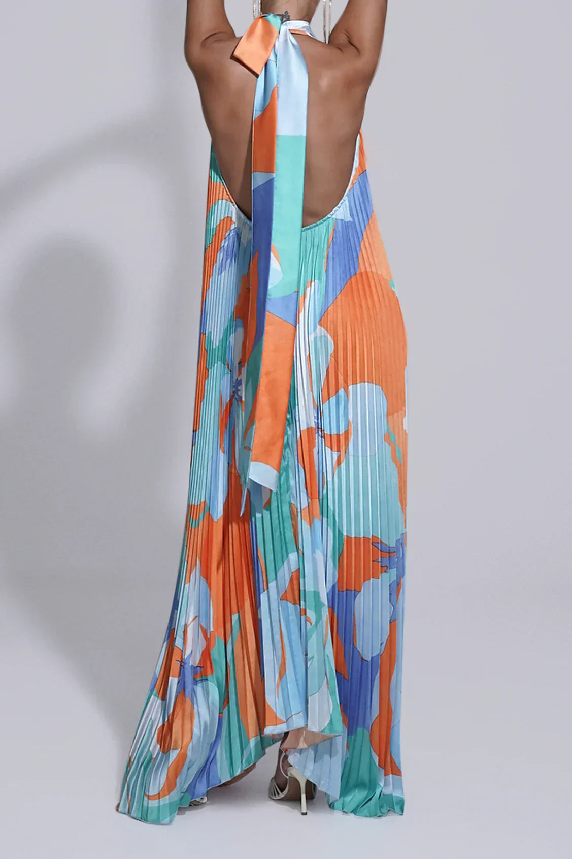 Shalia - Maxi Dress with Attractive Halter Neck