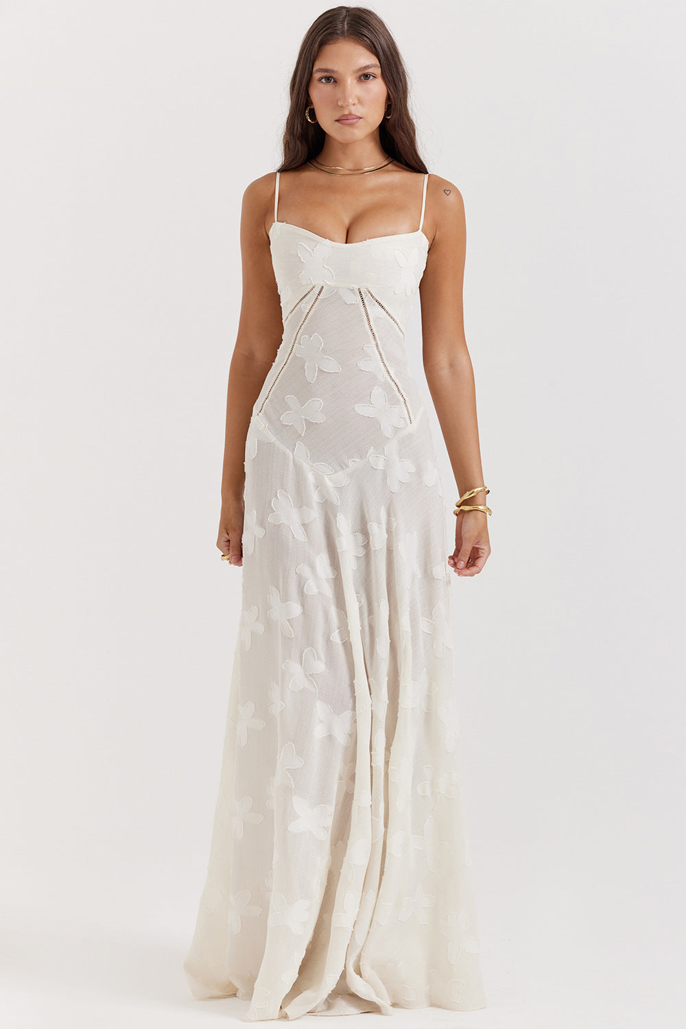 Lucia | Long Dress Dirty White