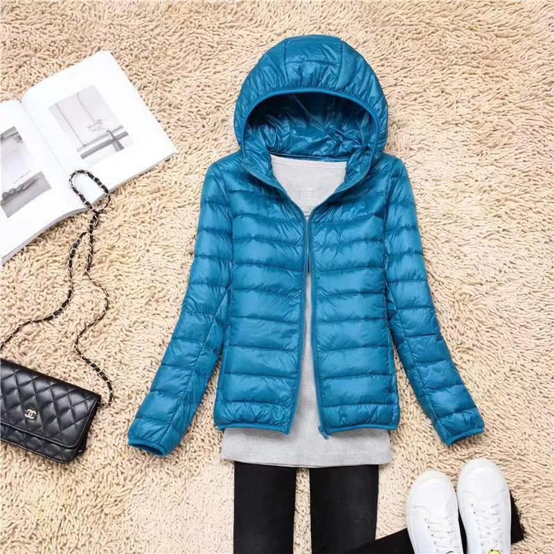 Jiselle - Elegant Hooded Jacket