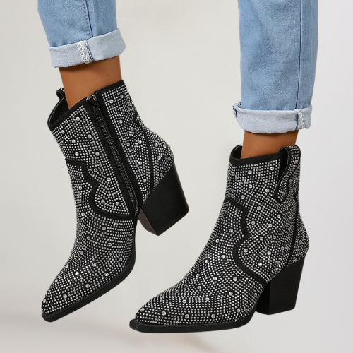 Melas | Stylish shoes with patches and zipper