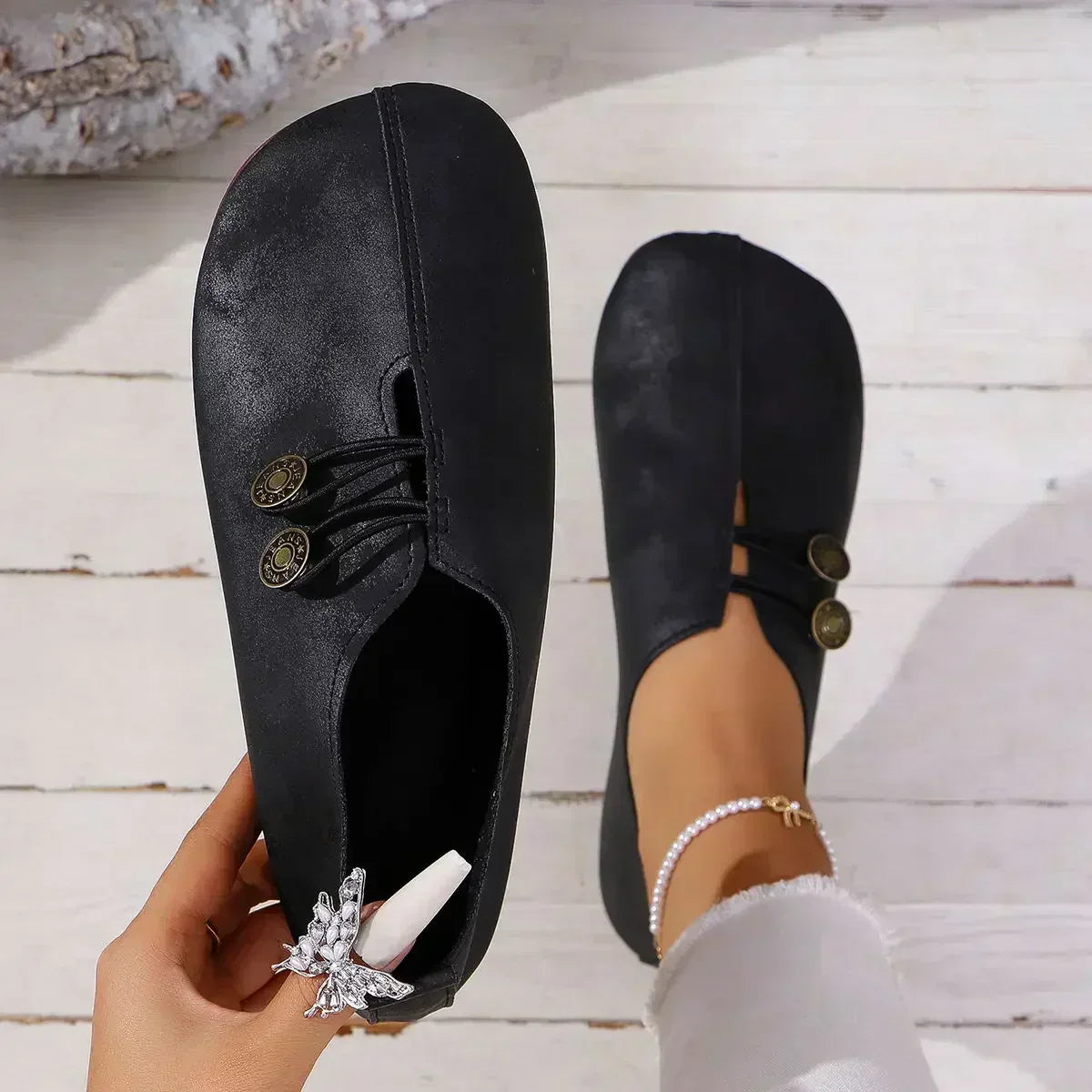 Lydia | Orthopedic Suede Slippers