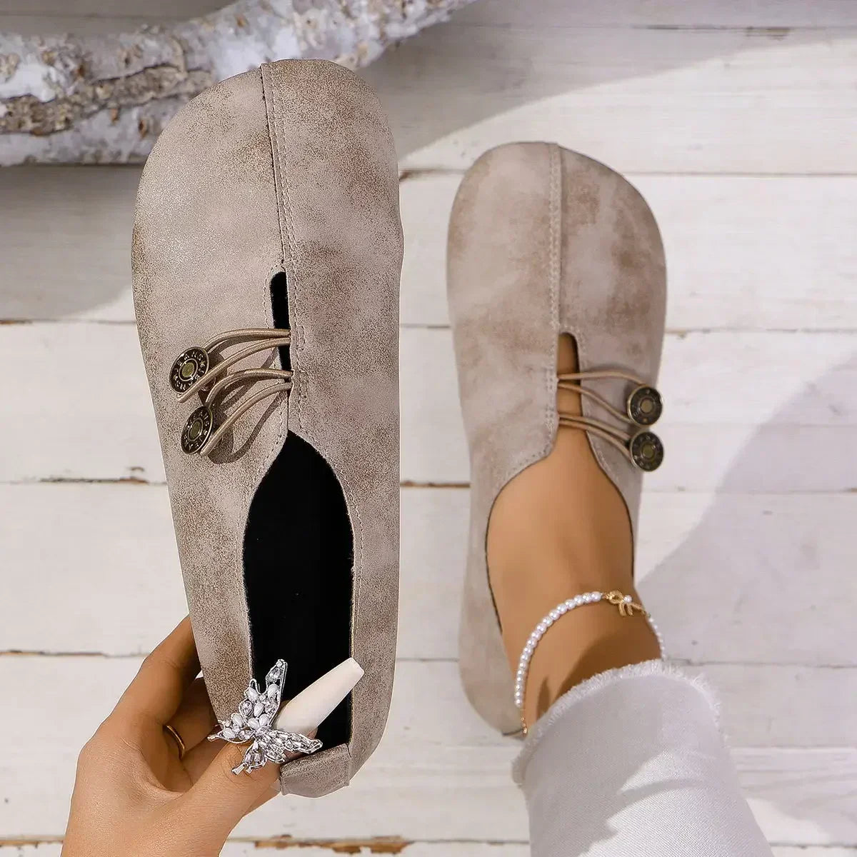 Lydia | Orthopedic Suede Slippers