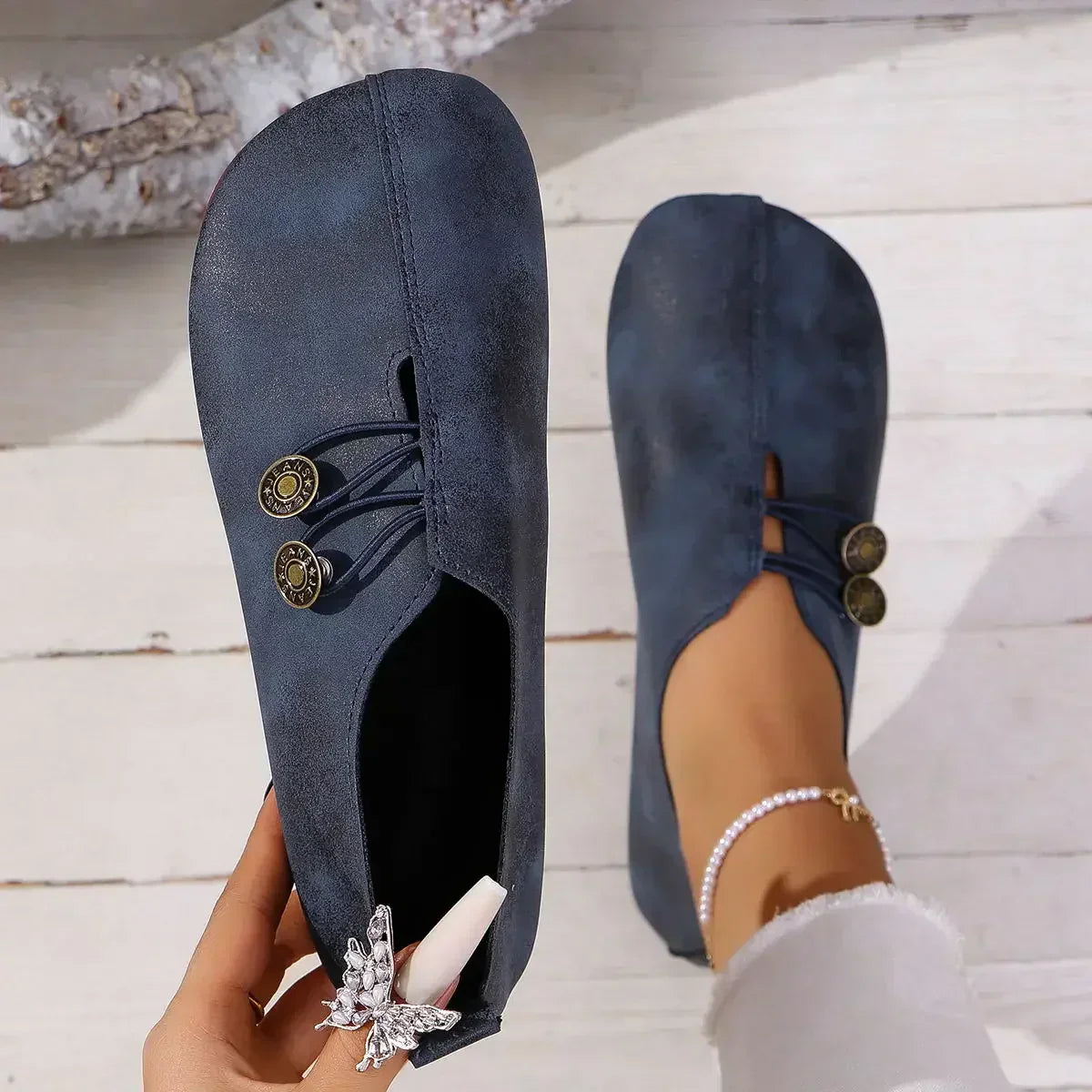 Lydia | Orthopedic Suede Slippers