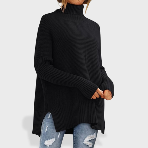 Elisse - Casual Turtleneck Pullover