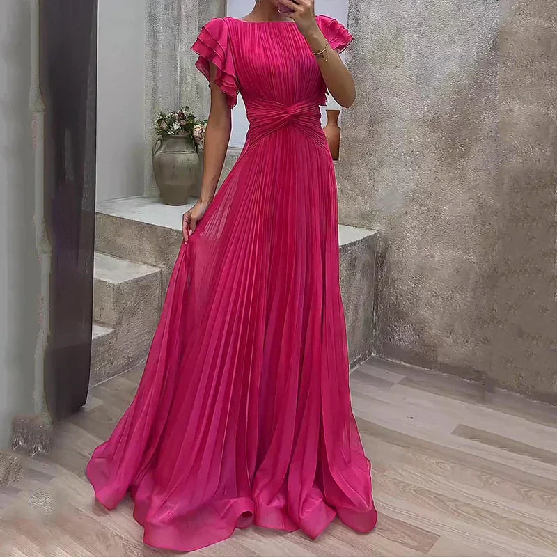 Rory | Pleated Evening Dress