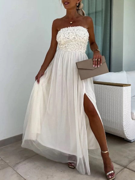 Dorothy - Maxi Flowing Dress with One Shoulder