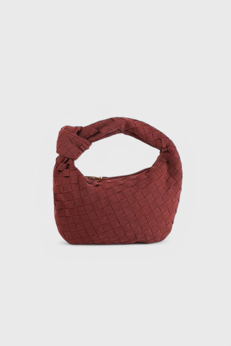 Remi Mini Woven Knot Detail Handbag