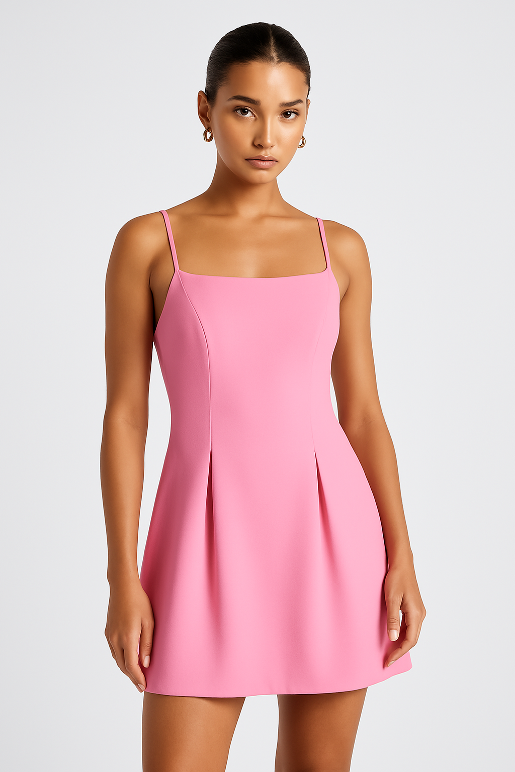 Amelina | Pleated Mini Dress