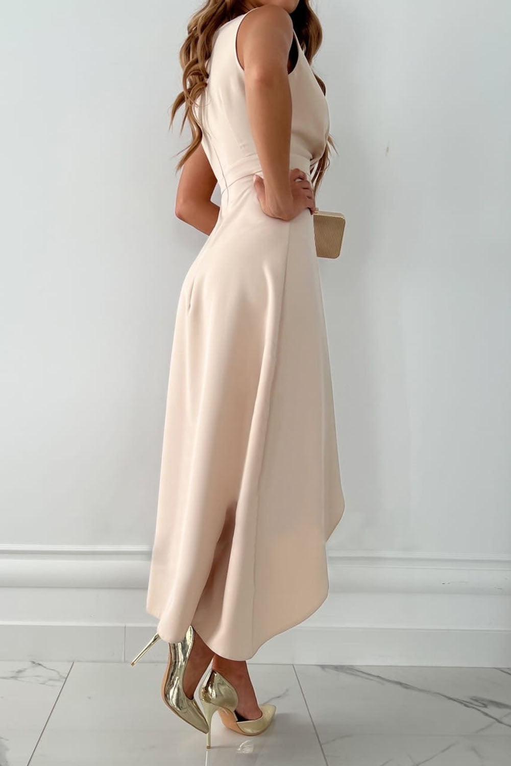 Mandy - Midi Wrap Dress with V-Neckline