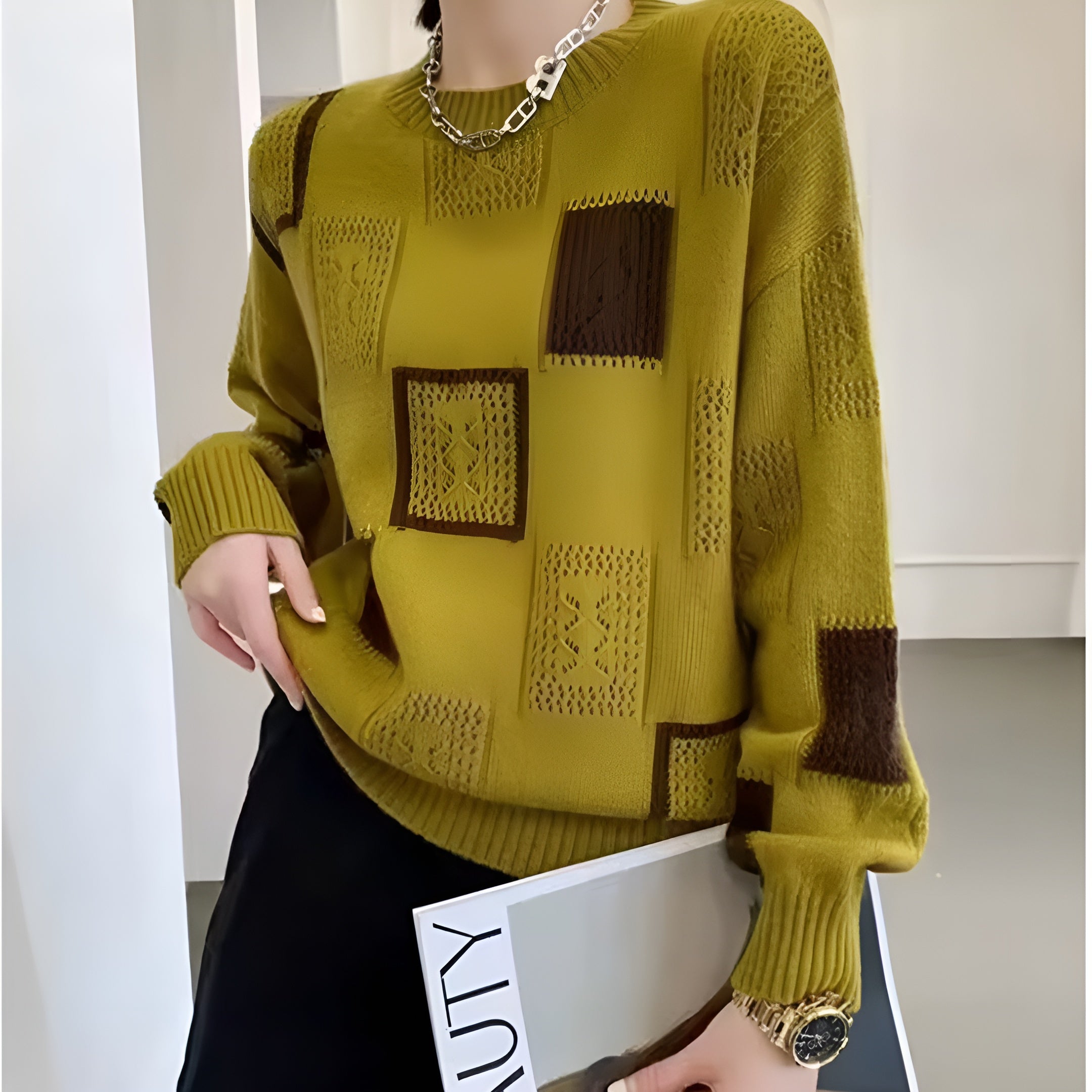 Reyana | Classic Knit Pullover