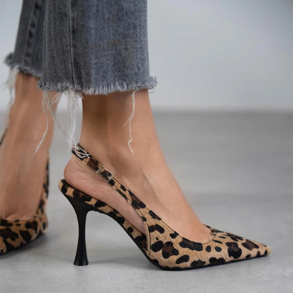 Monique – Leopard Pointed Heels