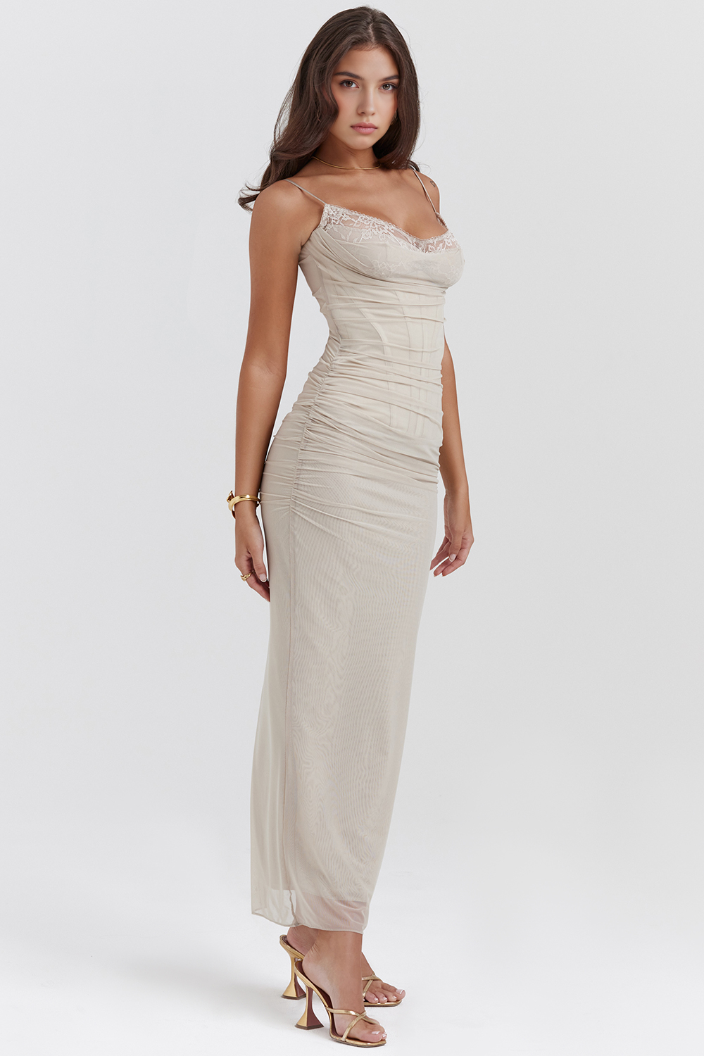 Aurelia | Red Dress with Lace